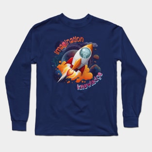 Einstein: Imagination and Knowledge Long Sleeve T-Shirt